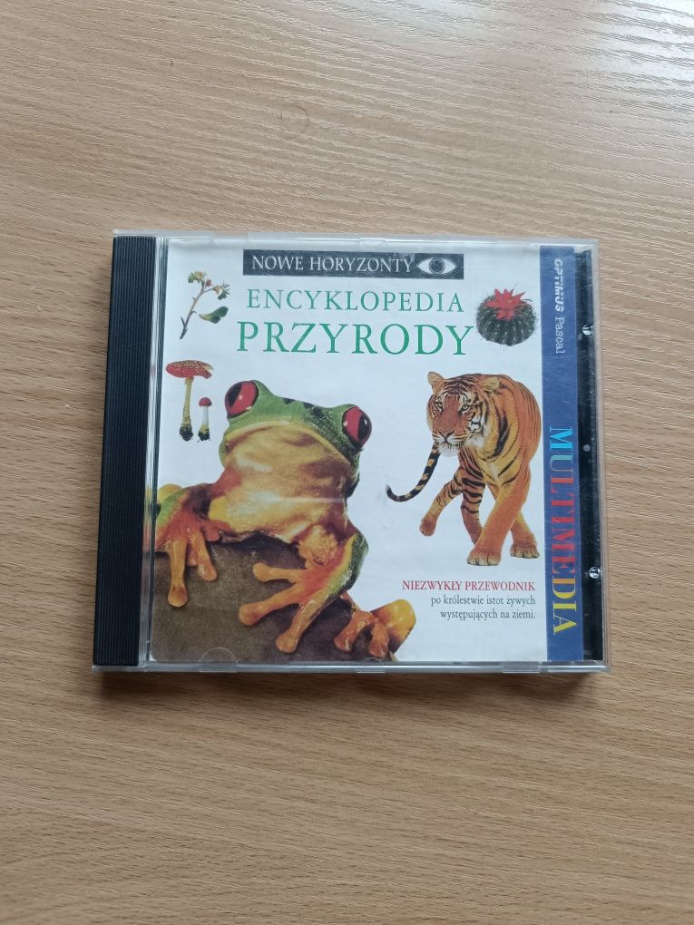 Encyklopedia Przyrody Optimus Pascal Multimedia PC CD-ROM lata 90