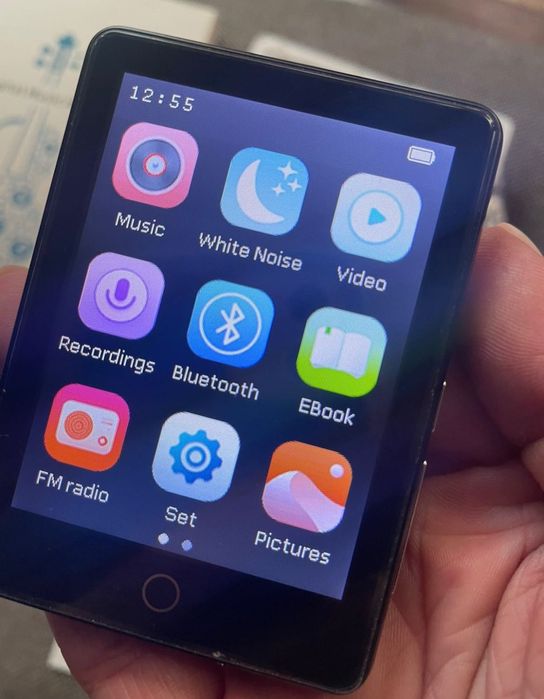 MP3-плеєр на 64 ГБ Bluetooth 5.3,, звук Hi-Fi без втрат, FM-радіо