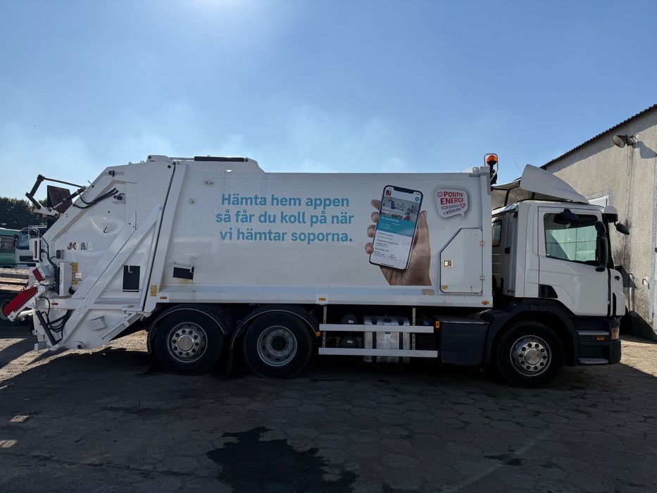 Scania P360 EURO 6 Smieciarka JOAB 20.8m3 6x2  1 własciciel zadbana 1 komora