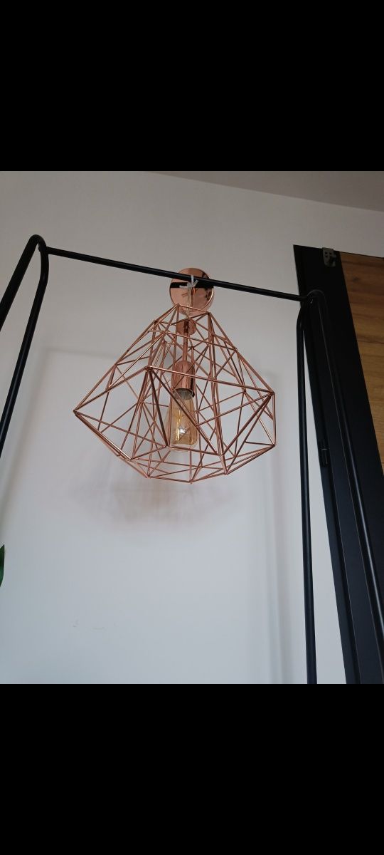 Lampa wisząca Vintage miedź/różowe złoto