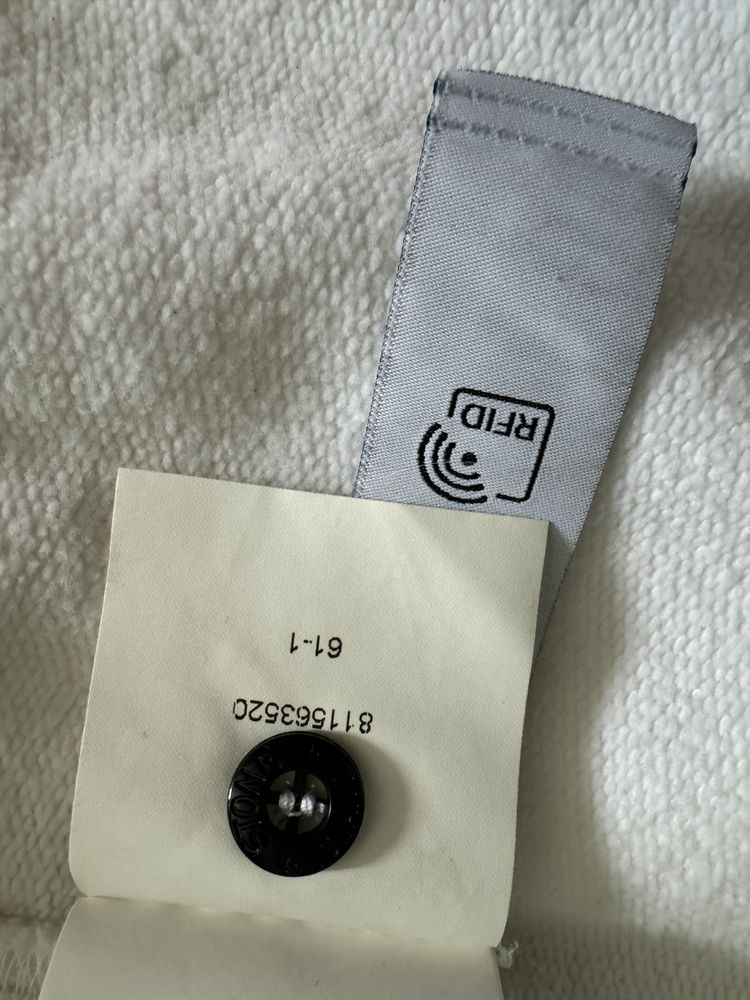 Stone Island біла худі на блискавці , Л (оригінал, майже нова)