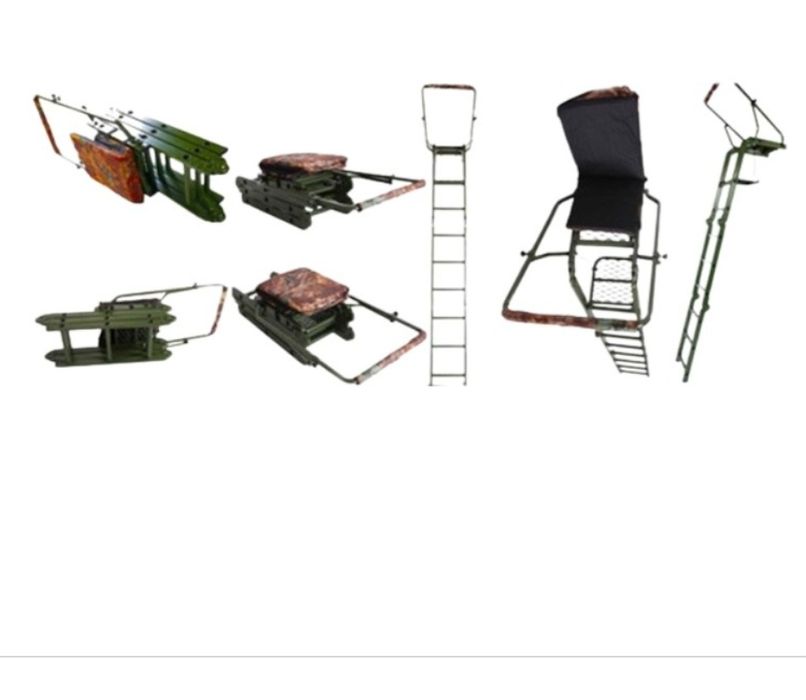 Escada/palanque de árvore, espera ao javali