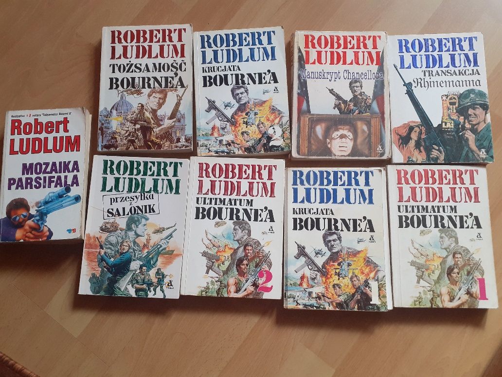 Robert Ludlum 9 książek +3 gratis