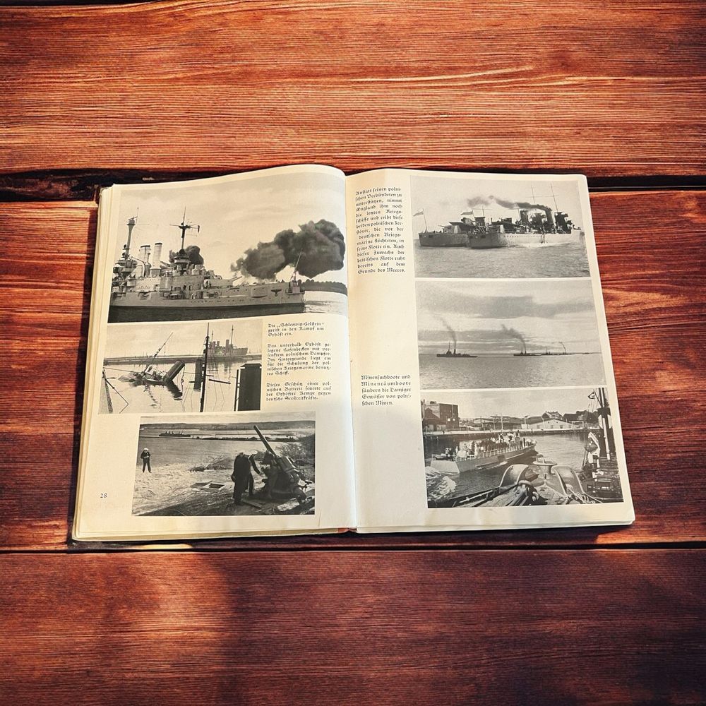 Książka „ Kriegsmarine am Feind” z dedykacja z 1942r