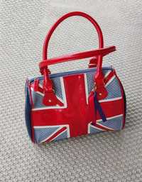 Duża torba torebka england UK flaga Wielkiej Brytanii schopper retro