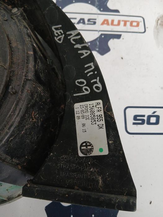 FAROLIM DIREITO AZUL ALFA ROMEO MITO VELOCE 1.4 16V ANO: 2009