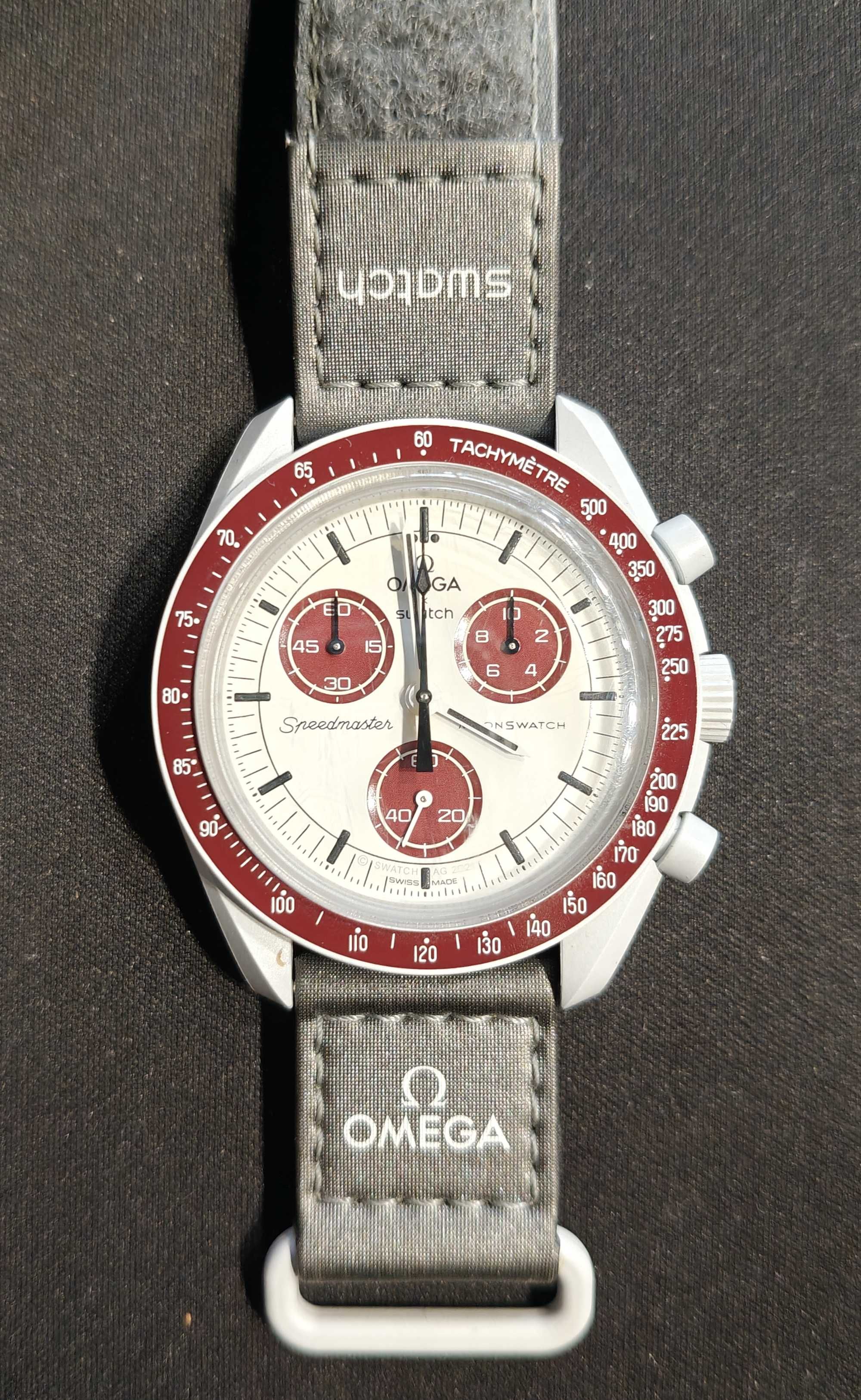 Zegarek OMEGA x SWATCH Mission To Pluto/ SO33M101/ Stan BDB/ Warto!