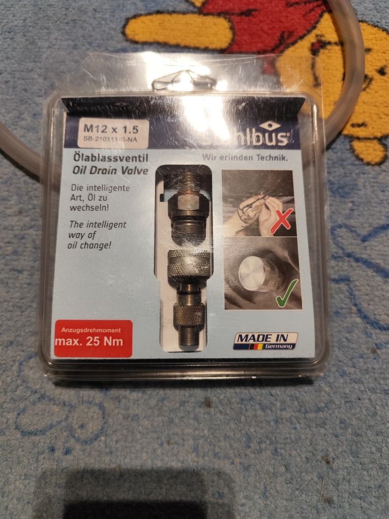 Korek szybkiego czystego spustu oleju M12 x 1,5