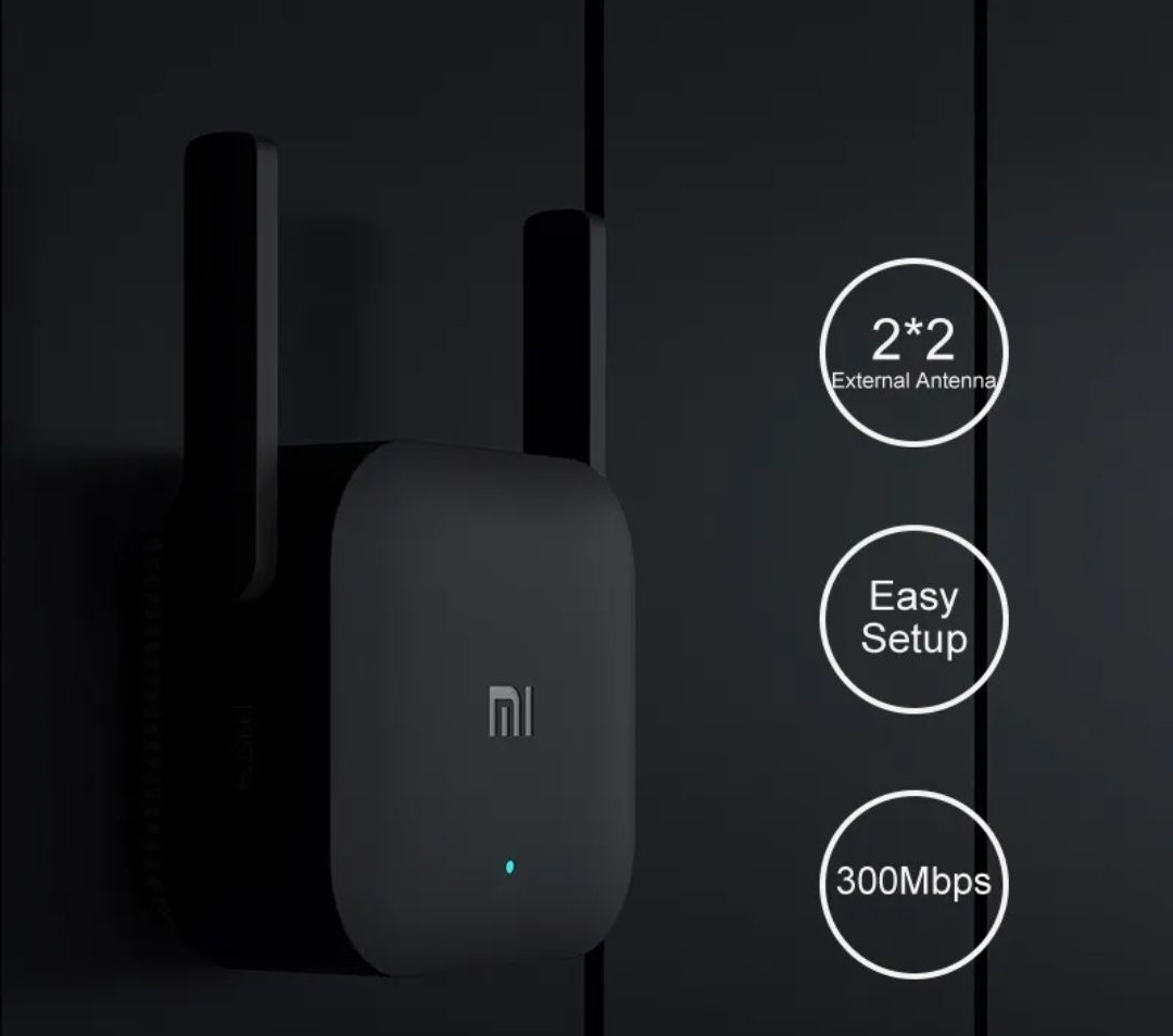 В наличии! Репитер/ретранслятор Xiaomi Mi WiFi Amplifier Prо 300 mb/s!