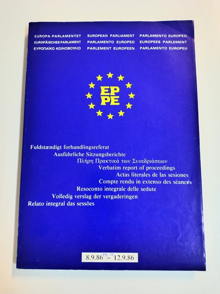 Relato integral das sessões/ Compte rendu in extenso des séances