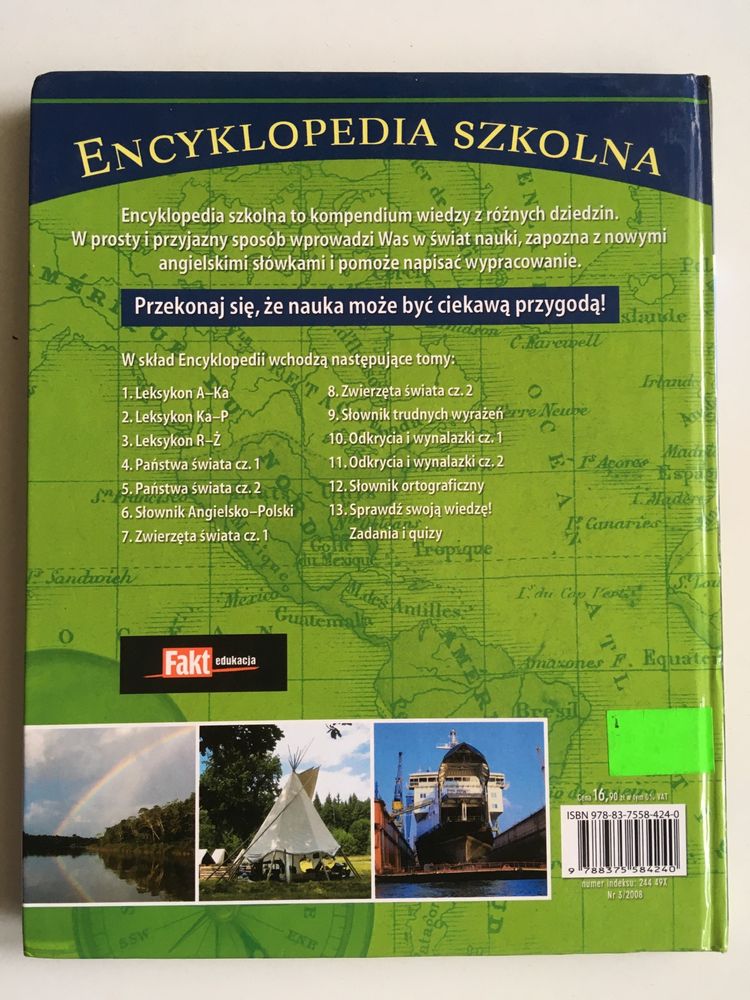 Encyklopedia szkolna wyd. Jedność tom 3
