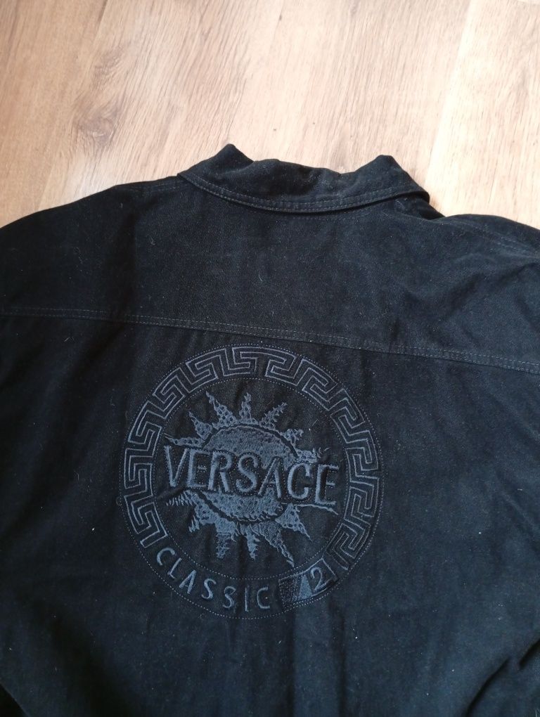 Versace oryginalne wiosenne luxury kurtki męskie w stanie idealnym