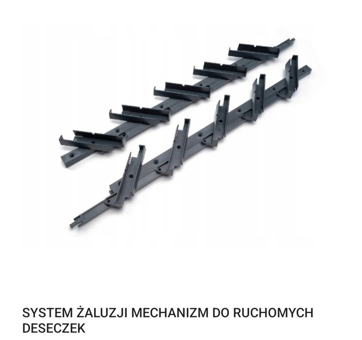 System do żaluzji/mechanizm do ruchomych deseczek +48szt deska sosnowa