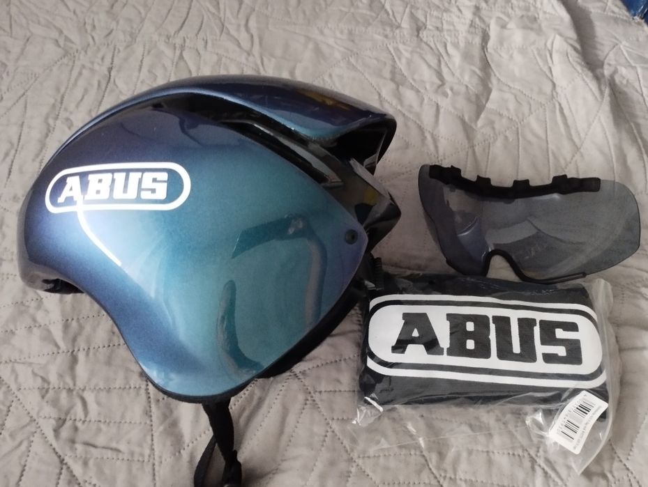 Nowy kask rowerowy Abus GameChanger Tri r. S (51-55cm) triathlonowy