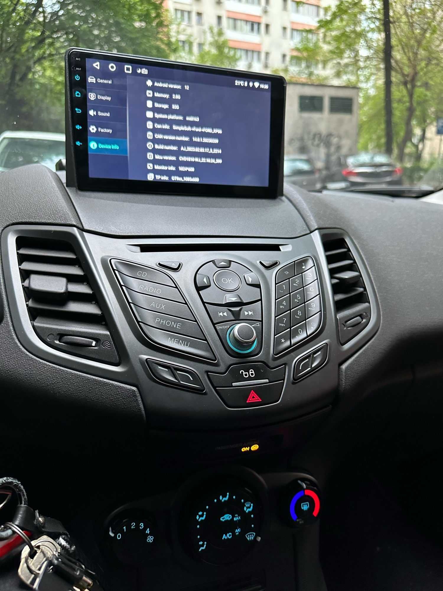 Auto Rádio Ford Fiesta Android 10 para modelos do Ano 2009 a 2016