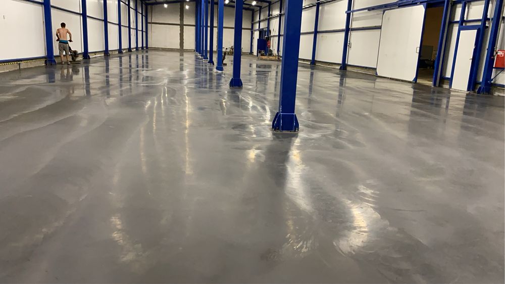 Wylewki przemysłowe posadzki płyty betonowe posadzka żywiczna chudziak