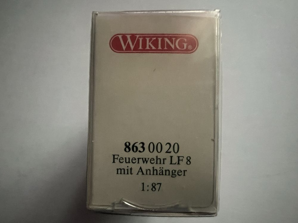 WIKING Carros dos Bombeiros com Reboque de Mangueiras Escala 1/87