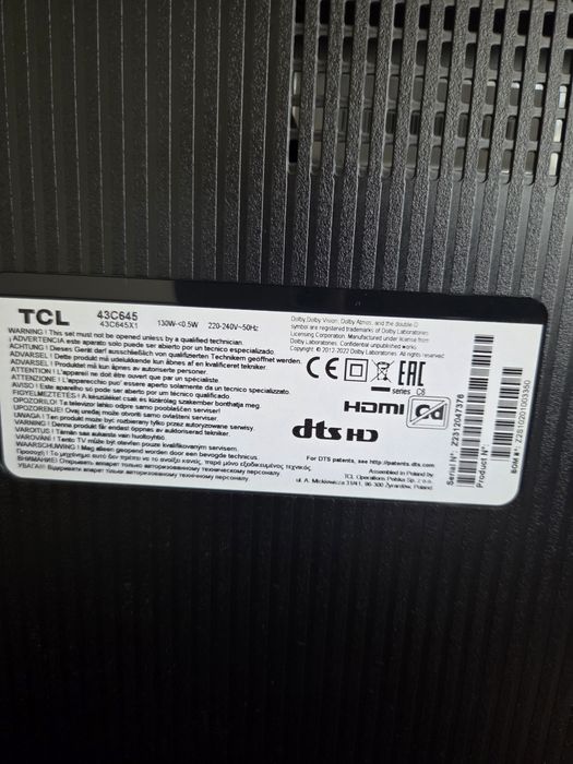 Smart TV TCL 43' 4K