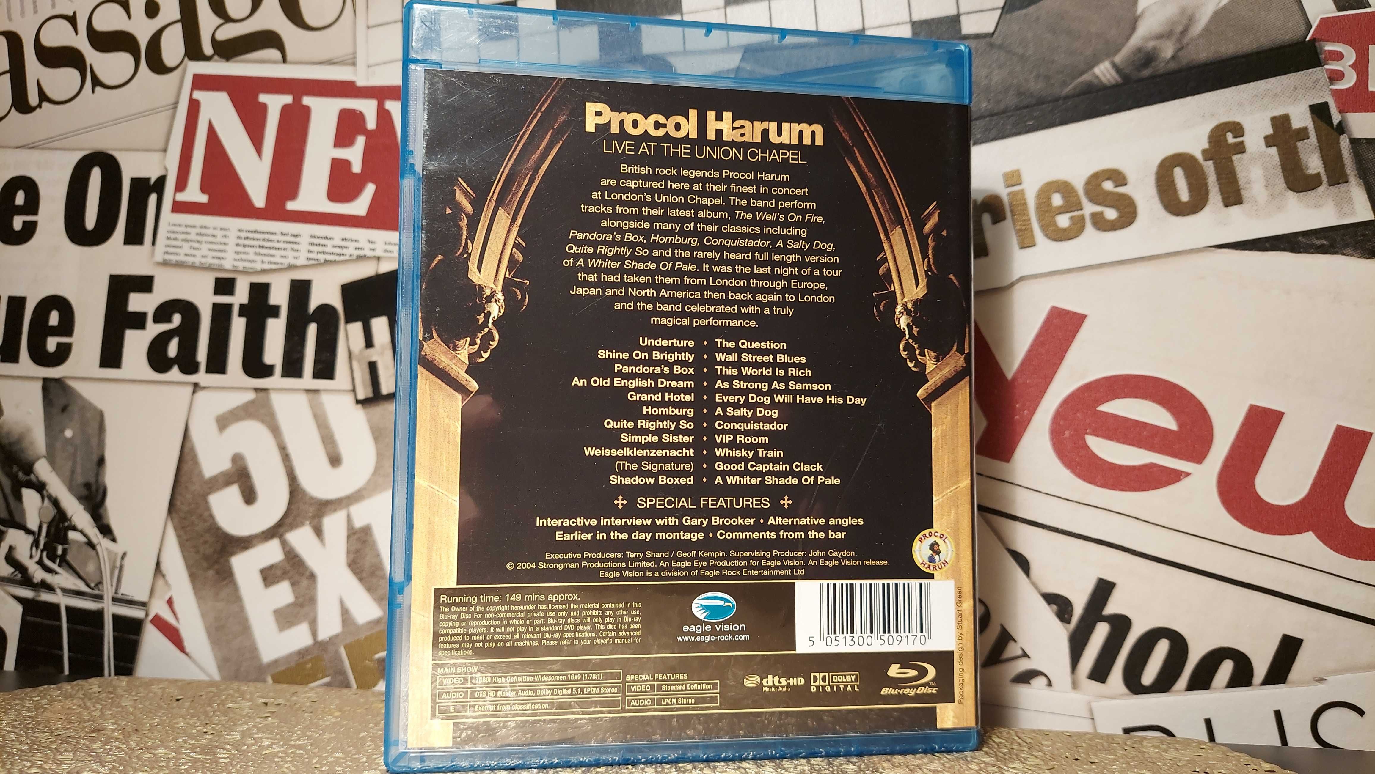 Procol Harum  - Live At The Union Chapel Koncert Blu-ray