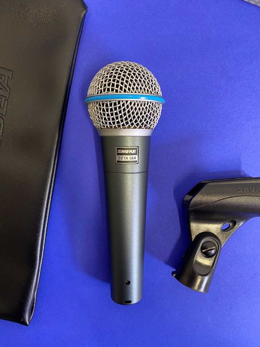 Mikrofon Shure BETA 58A – stan idealny, pełny zestaw