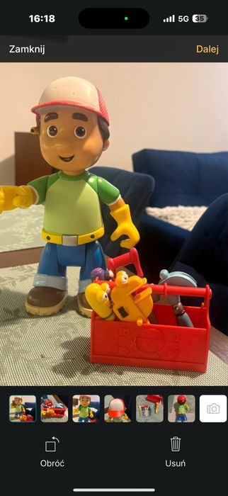 Maniek -zlota raczka , zabawka mowiaca