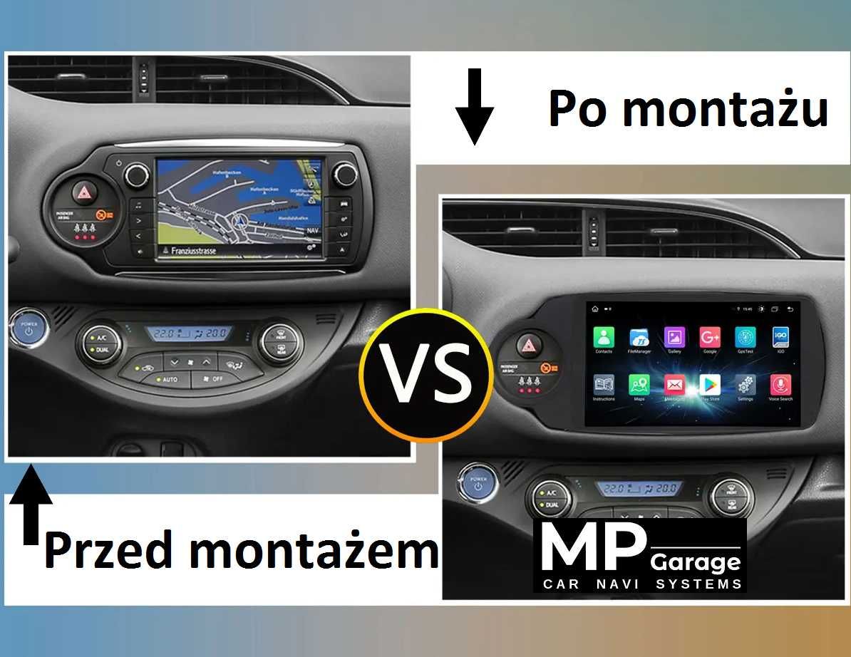 TOYOTA YARIS Radio Android Qled 4G CarPlay/AA LTE Montaż