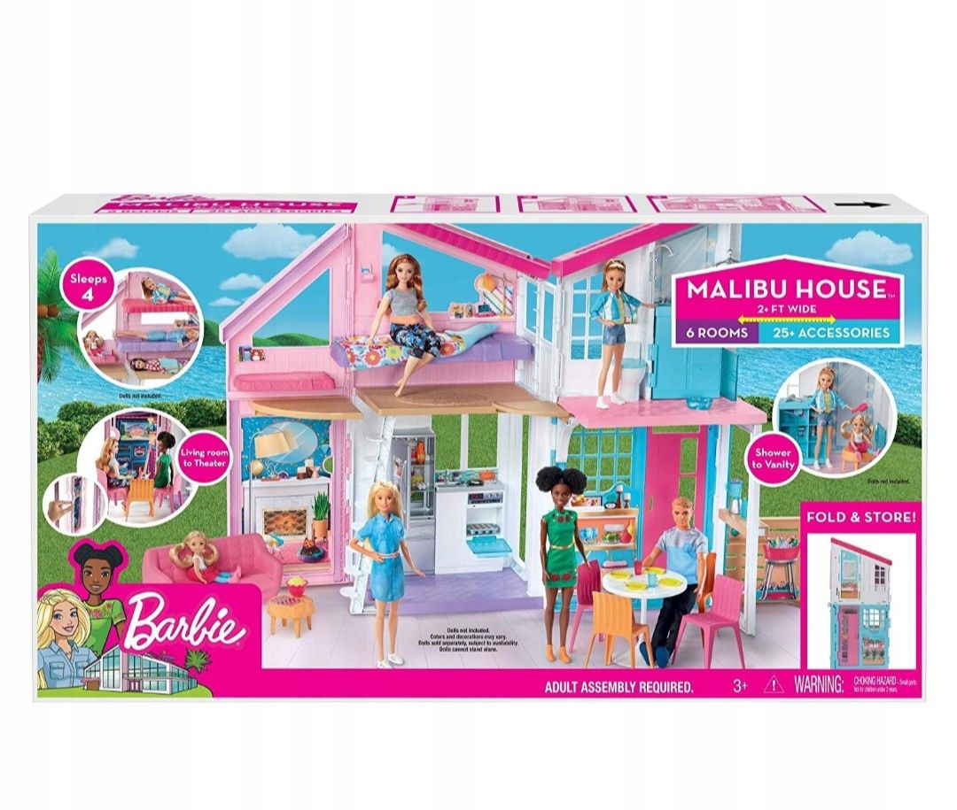 Barbie Malibu piętrowy domek dla lalek