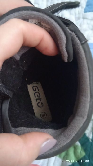 Зимові черевики на хлопчика