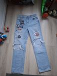 Jeansy straight bershka 38 rozm