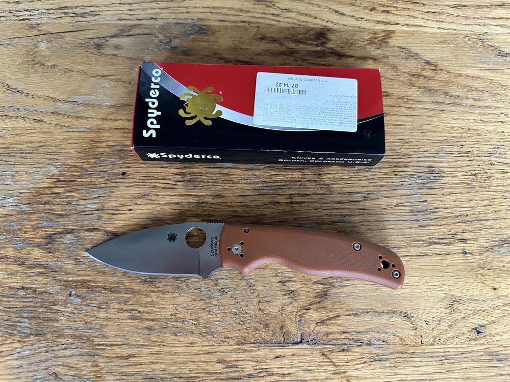 Spyderco Shaman , сталь Rex 45 , Sprint Run