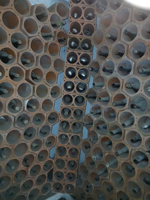 Garrafeira 2 garrafas barro