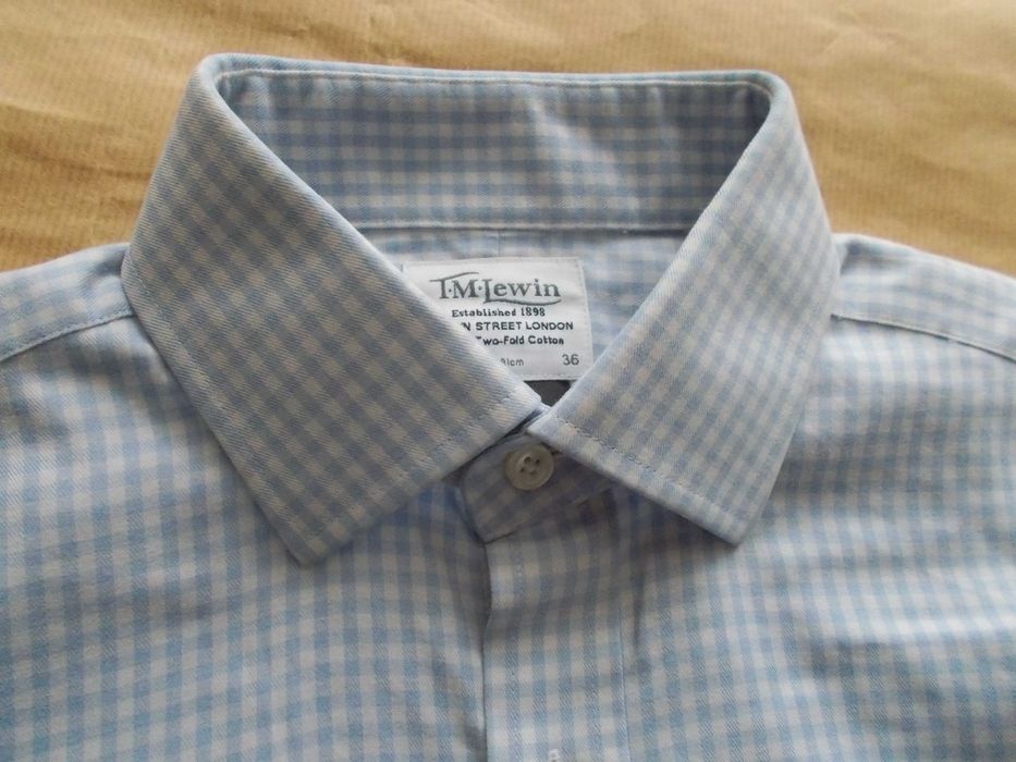 -M-T.M.LEWIN Premium 2 FOLD Nowa Koszula Męska M 39 cm UK