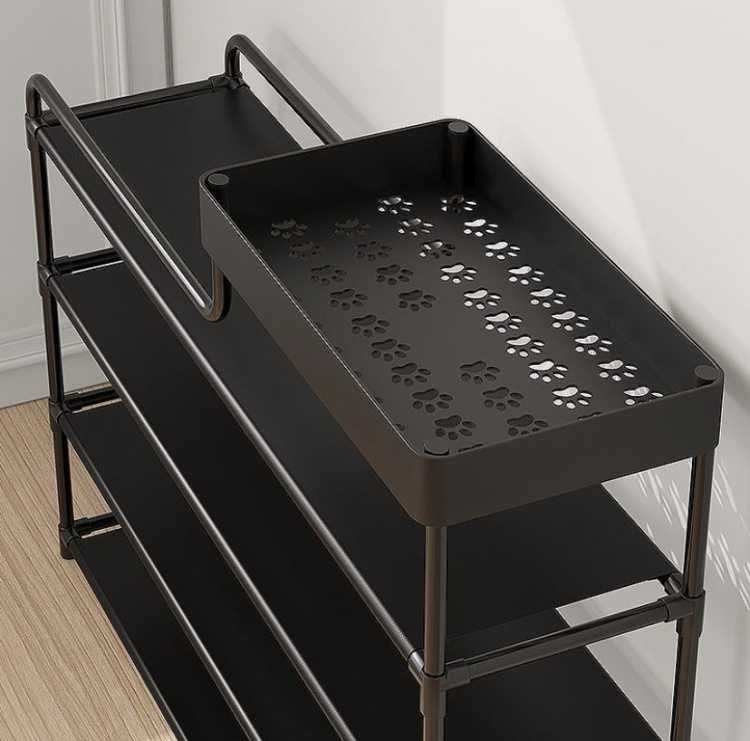 Стелаж металевий 180×90×40 см з МДФ полицями, 5 полиць, новий
