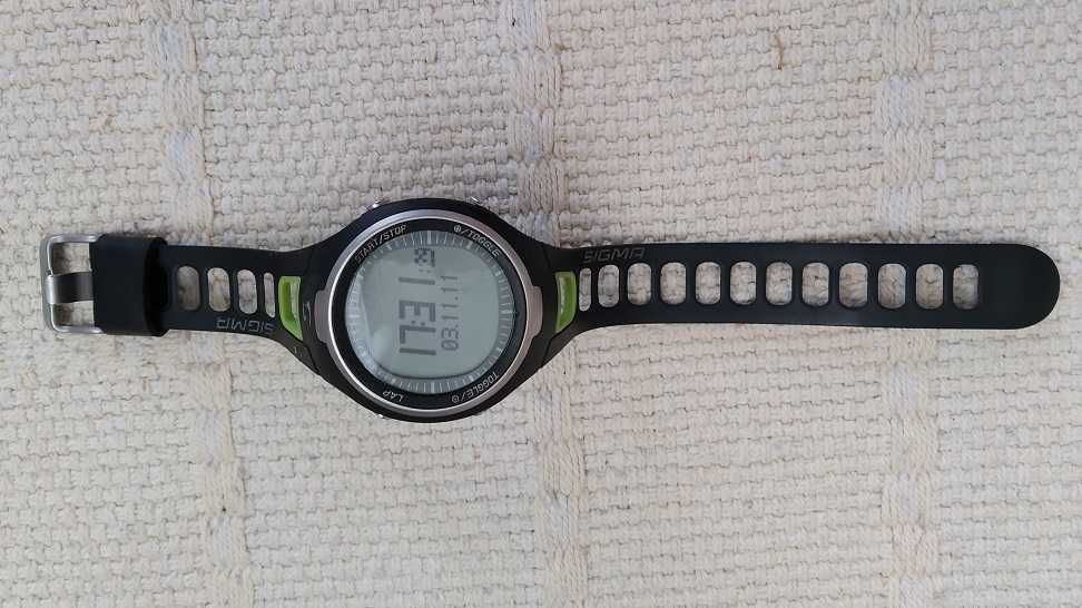 Спортивний-годинник пульсометр Sigma PC 15.11 Green