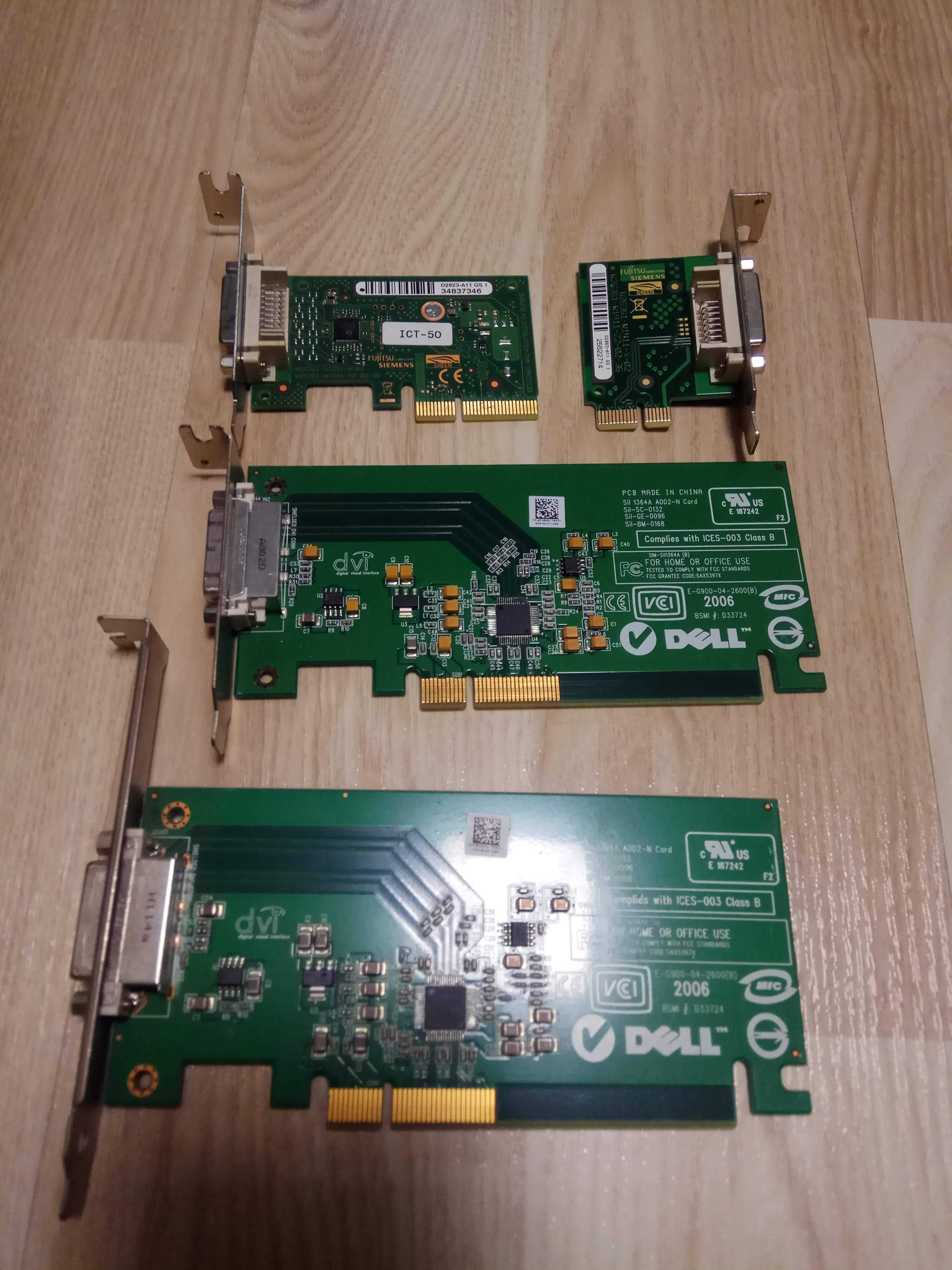 Плата розширення PCI-E to DVI-D для додаткового монітору