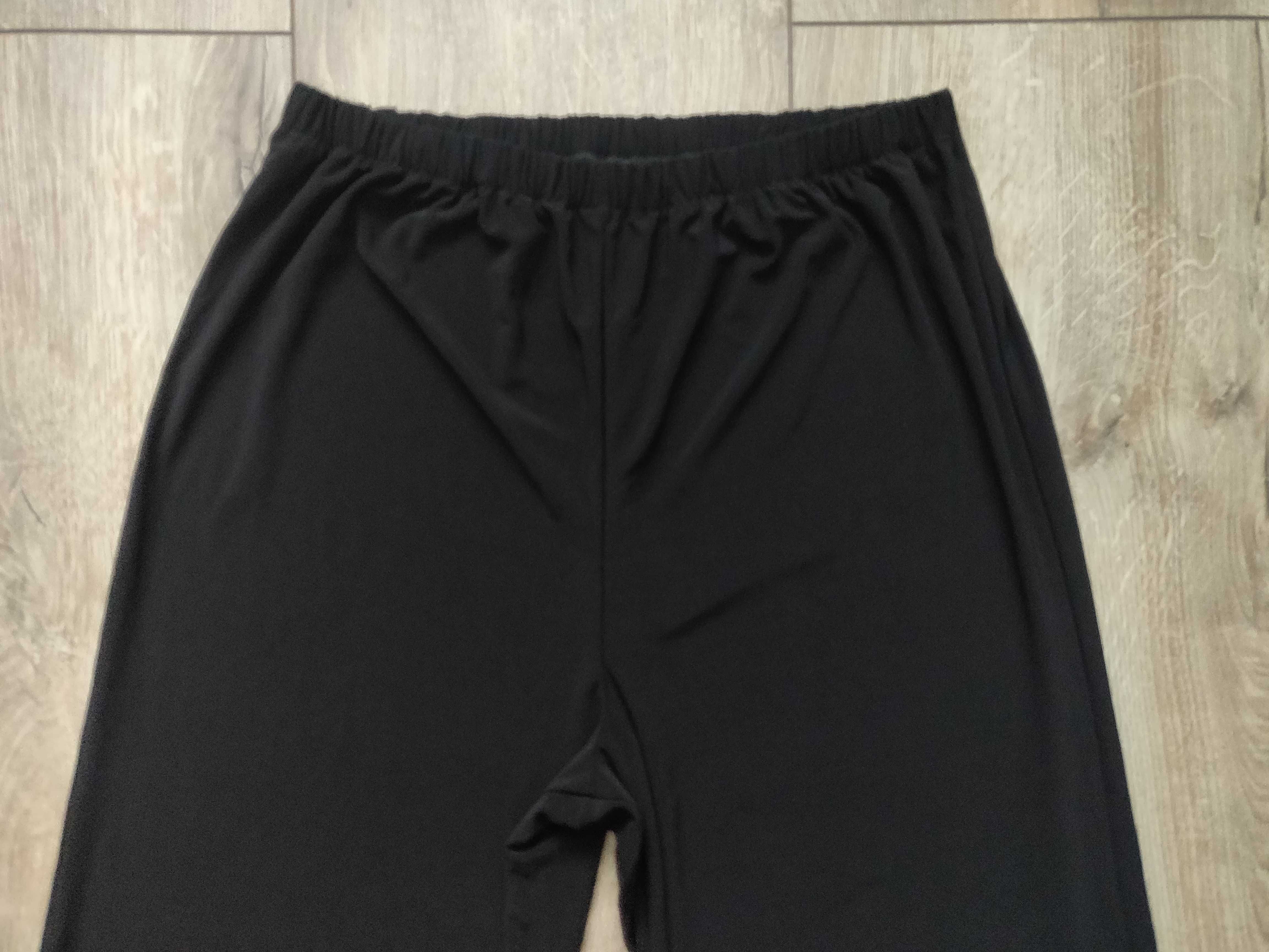 Женские брюки прямого  кроя р. 56-58 (большой  размер), черный цвет.