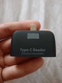 Type - C Reader USB - SD ( HC ) - Micro SD (HC)