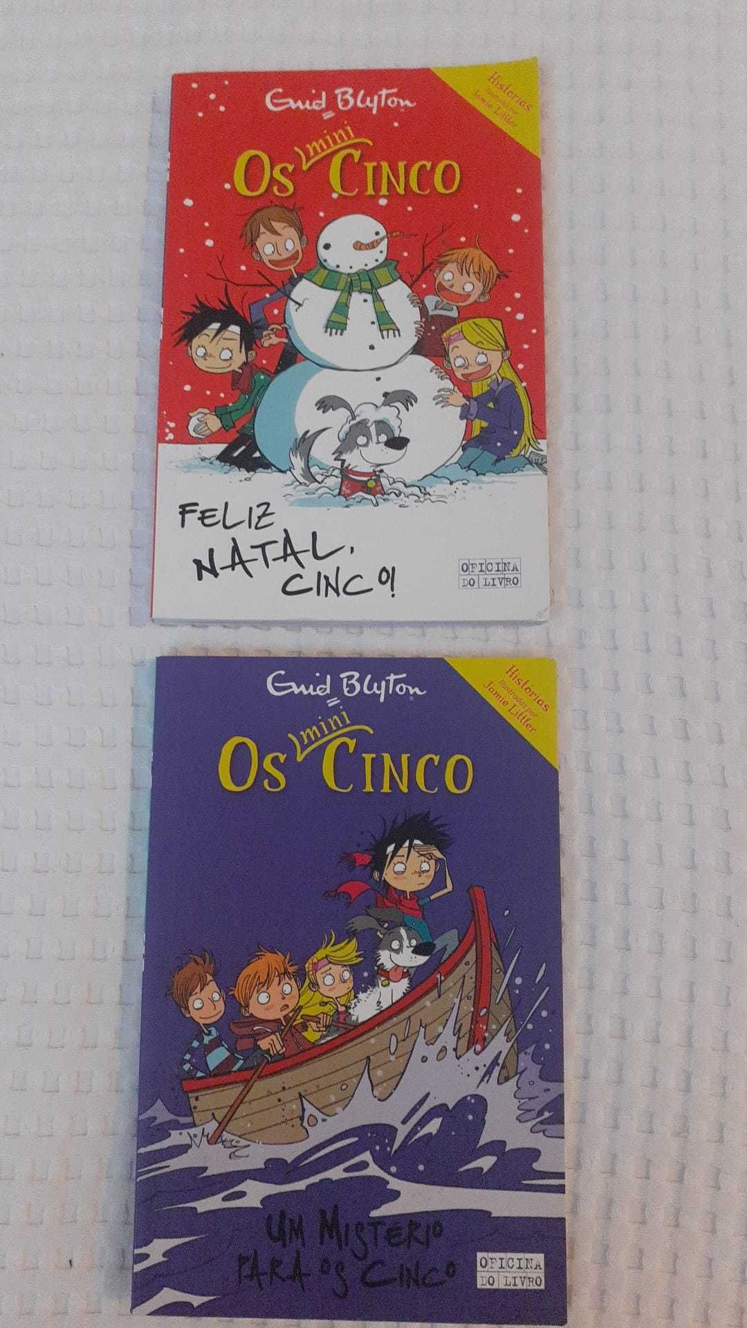 livros mini Cinco