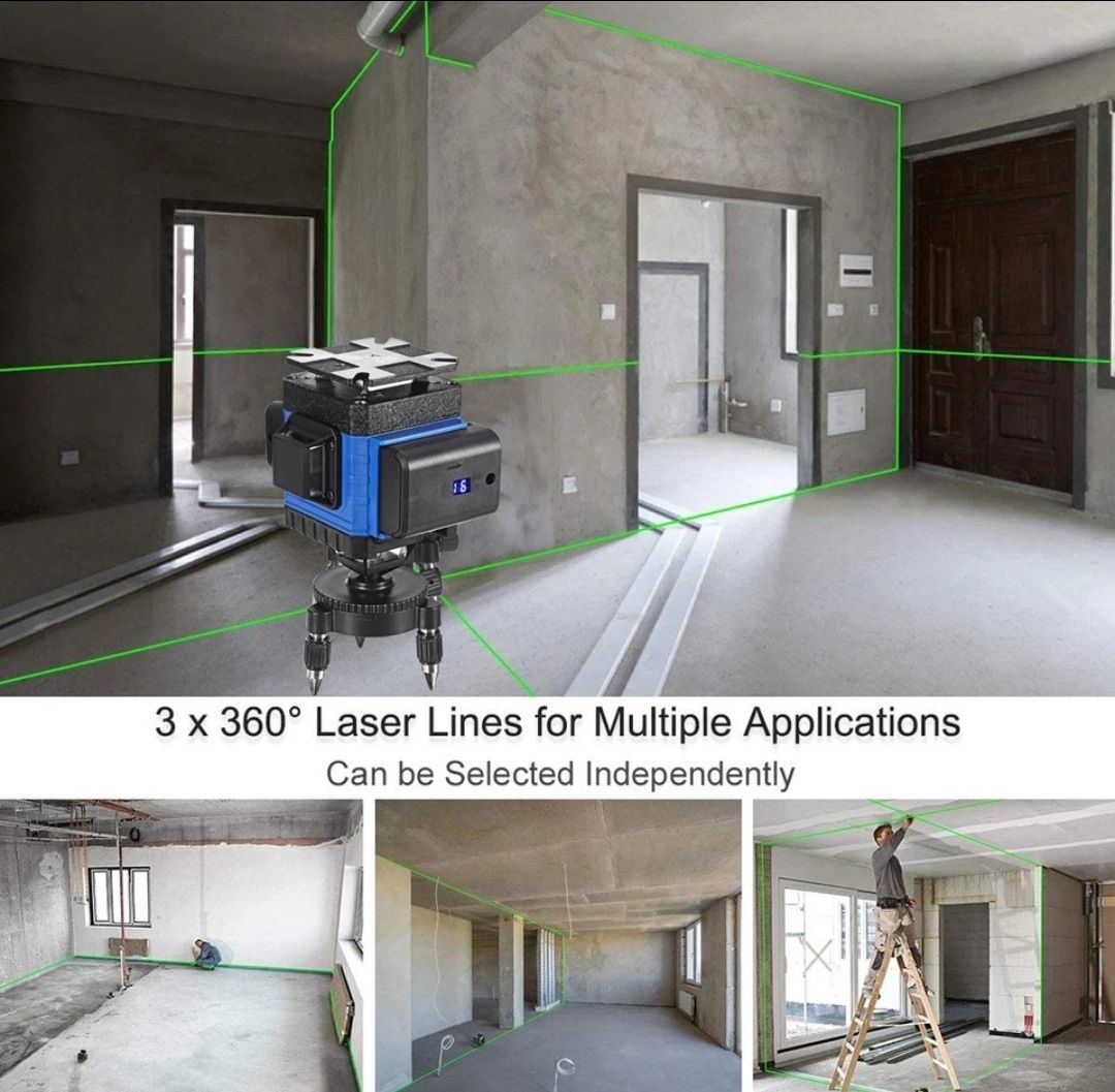 Nivel laser 4D - 16 linhas