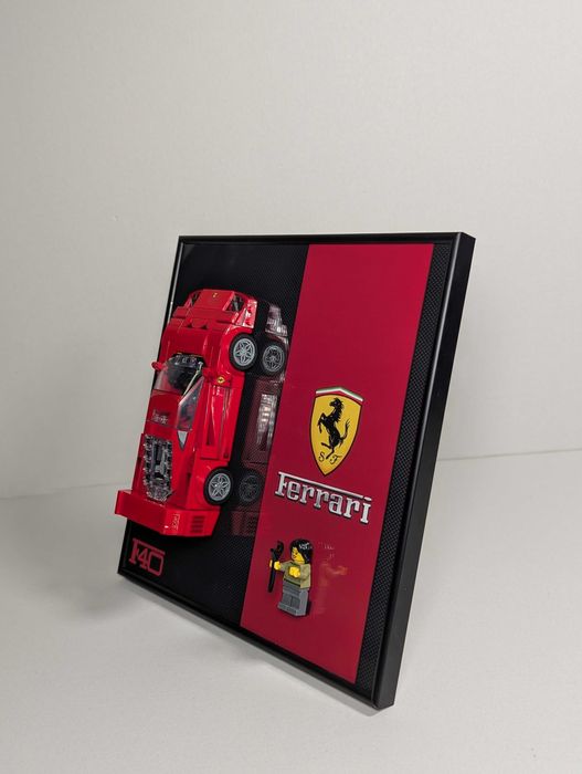 Арт Рамка для Конструктора LEGO Speed Champions Ferrari F40 (76934)