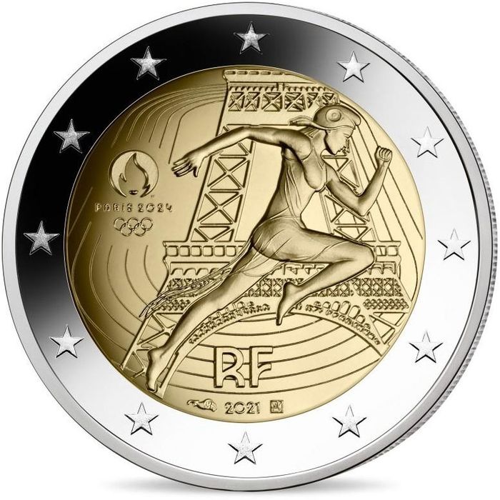 Coincards Moedas França - Jogos Olímpicos Paris  2024
