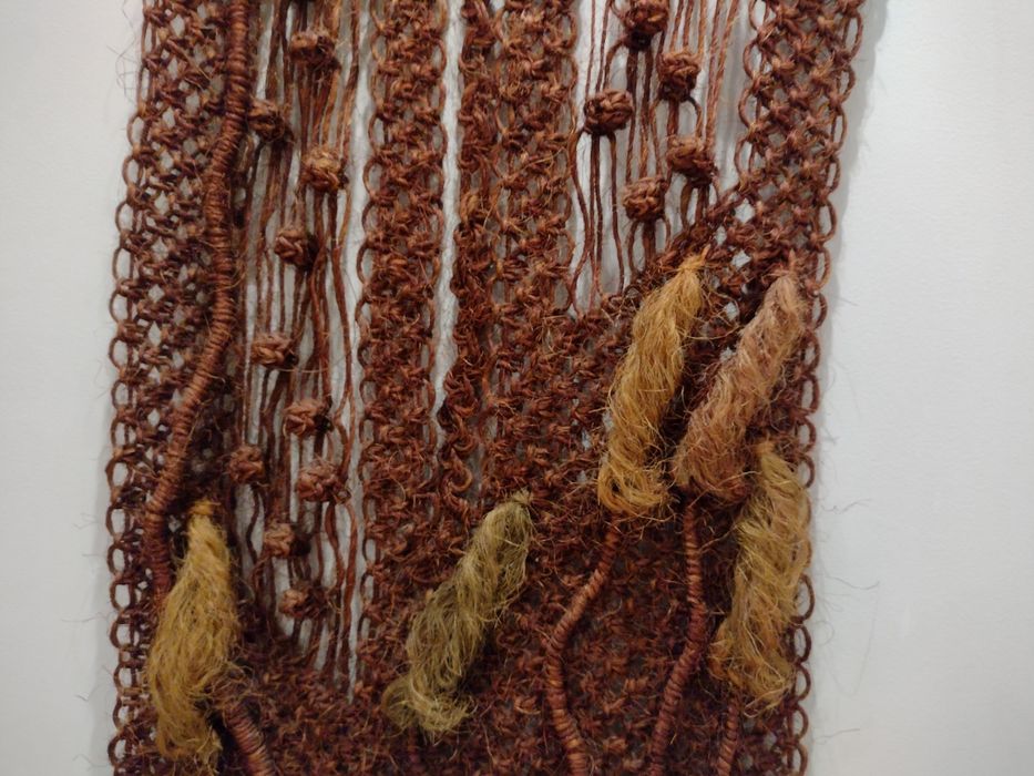 Sumak duży Kilim gobelin dekoracja artystyczna naścienna PRL