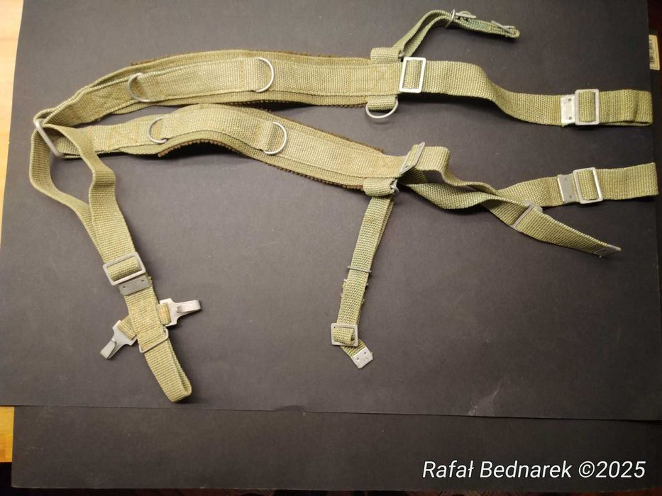 Wojsko Polskie PRL LWP szelki do plecaka typu kostka