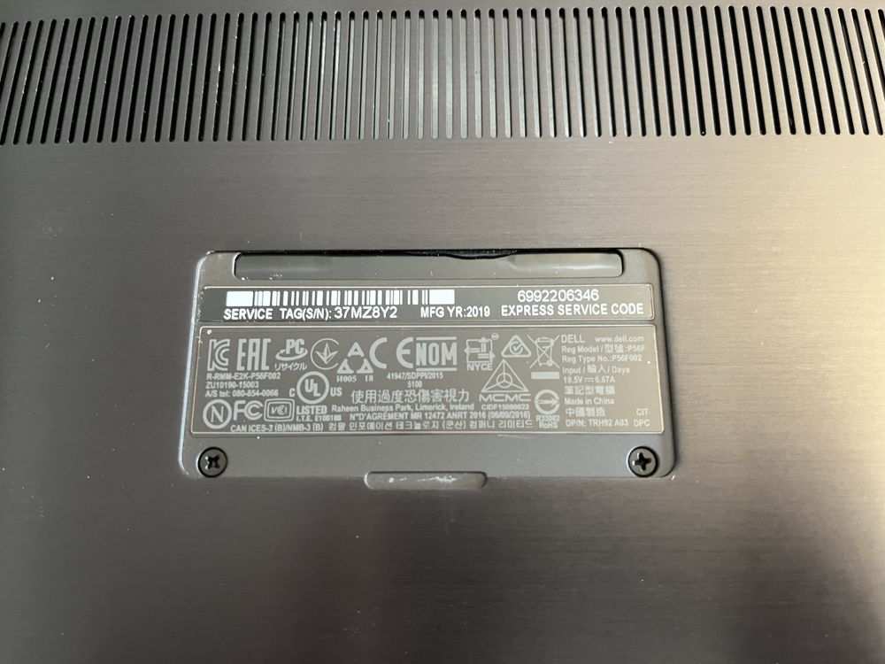 Dell Precision 5540 i9, 32gb ddr4, Nvidia p2000 15.6" FHD
