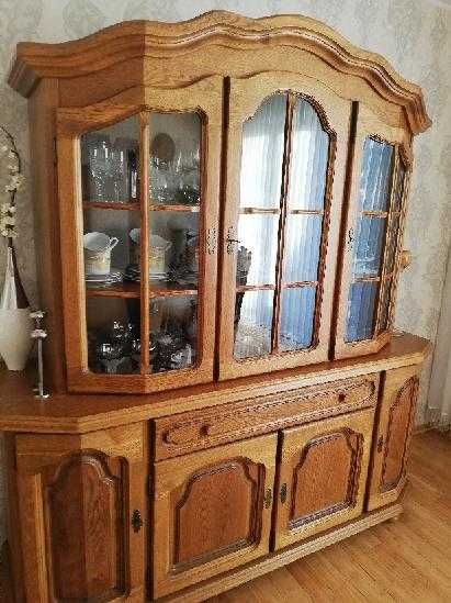 Meble Gdańskie Dębowe KPL. Stół ,Krzesła ,Komoda