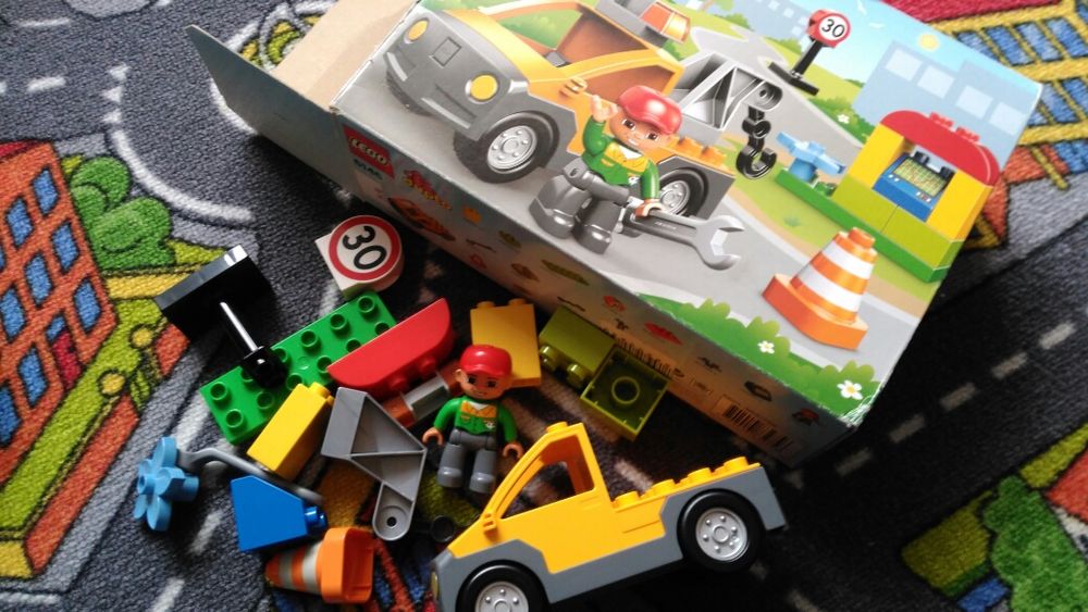 Lego duplo-pomoc drogowa+ gratis!