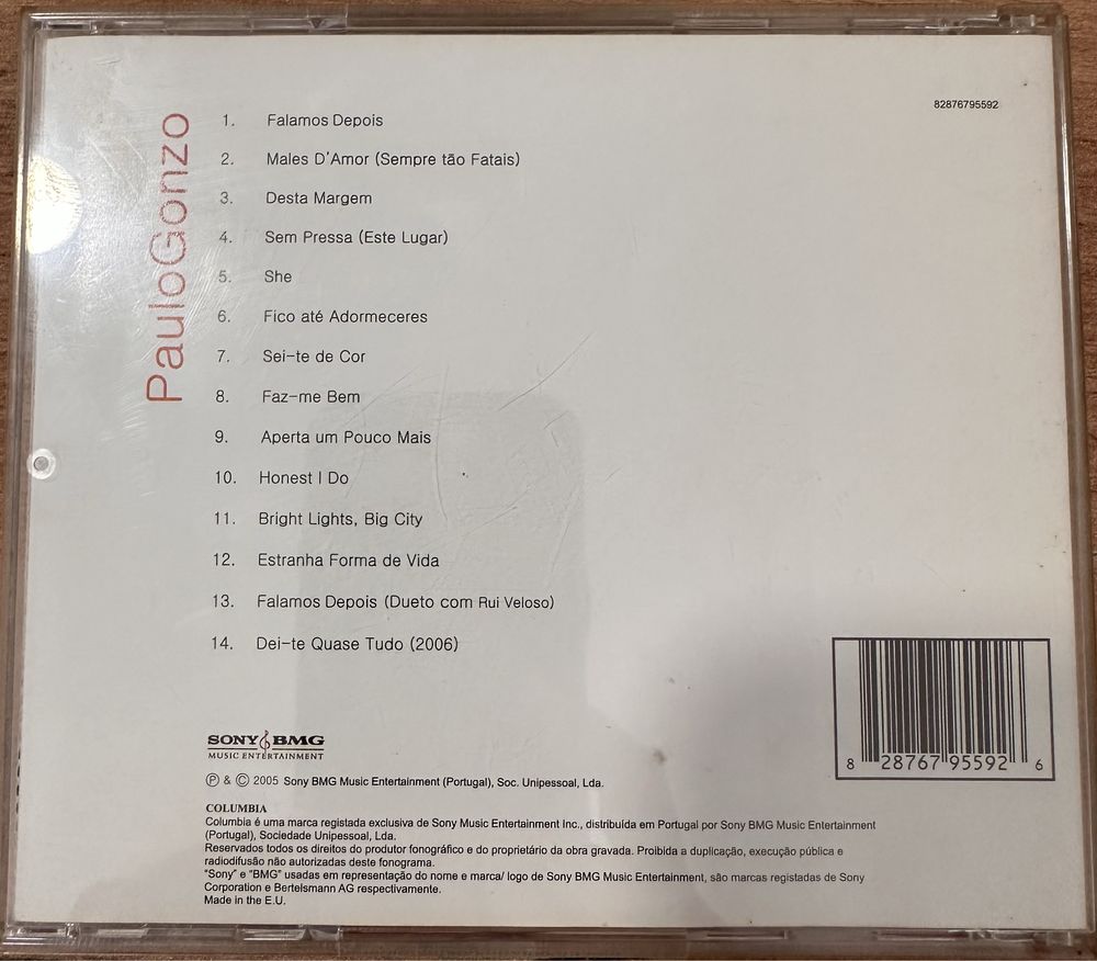 CD do Paulo Gonzo