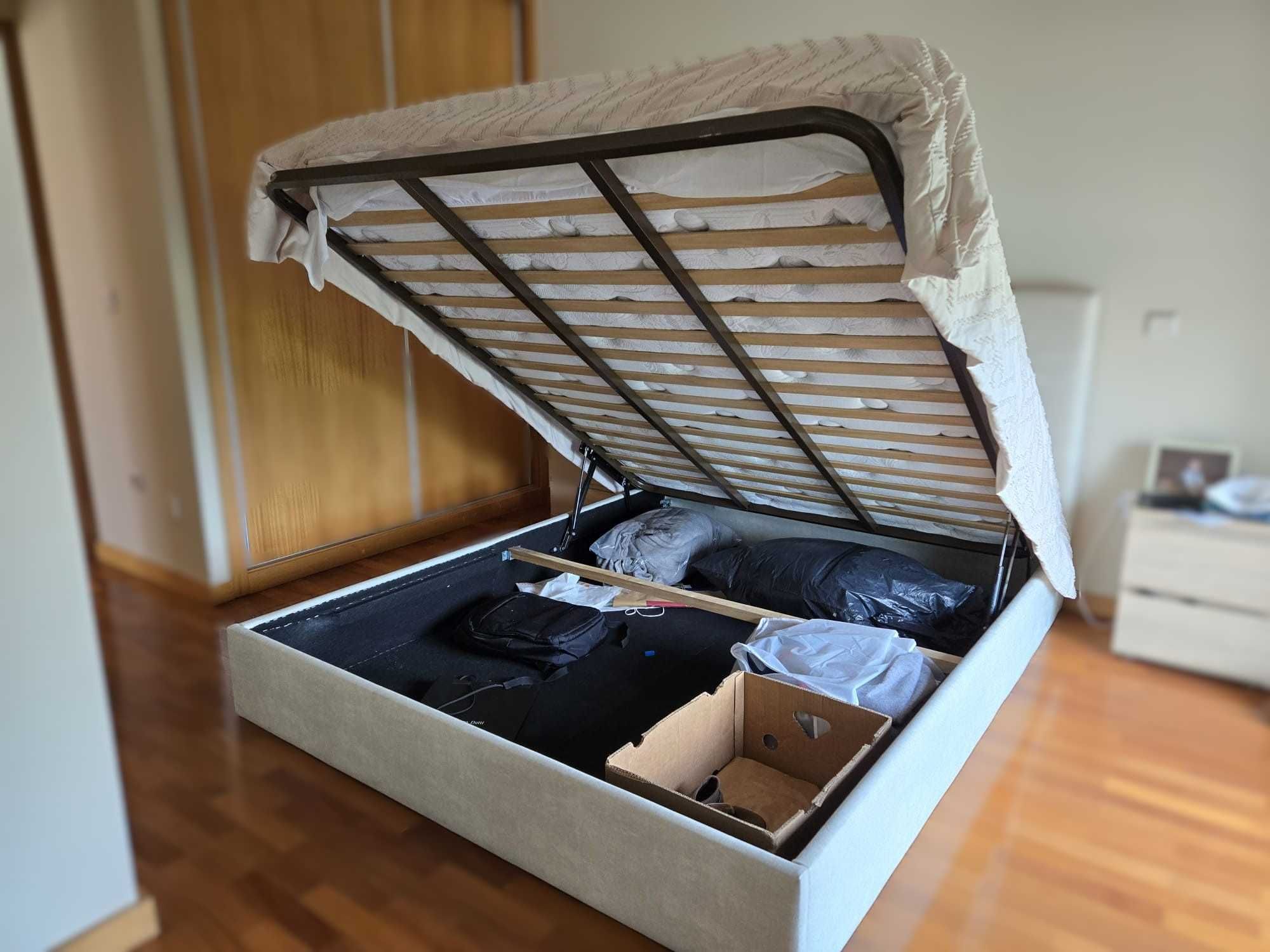 Cama Sommier + Colchão 200x160 cm