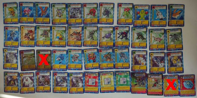 Cartas Digimon 1st Edition Starter 1 1999 em Espanhol