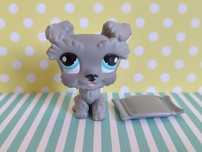 Littlest Pet Shop LPS unikatowy pies Sznaucer #1393